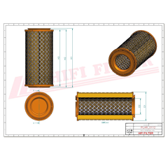 Filtre à air adaptable HIFI FILTER SA16254