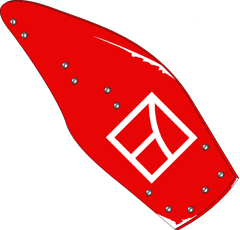 Versoir 14'' - 20'' droit pour charrue KVERNELAND KK08322894 adaptable - Blacksteel©