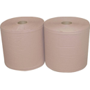 Lot de 2 bobines essuie mains chamois - 230 x 300 mm |Papier absorbant
