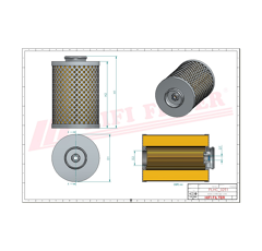 Filtre hydraulique de direction adaptable HIFI FILTER SH59091