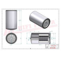 Filtre à gasoil adaptable HIFI FILTER SN70364