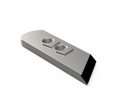 Pointe Gauche carbure pour charrue RABEWERK MP 332 L adaptable