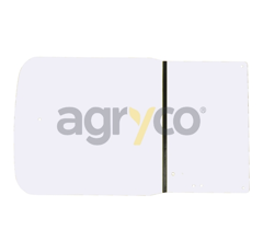 Pare-brise plat - teinté pour téléscopique MERLO 77309 adaptable