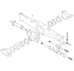 Wellendichtring 30 mm - Traktor CASE IH 006500344C1 - Nachbau