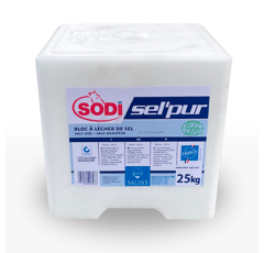 Pierre à lécher sel pur - 12kg ou 25kg