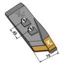 Pflugscharspitze - rechts - Hartmetall