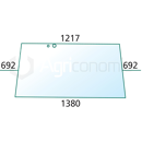 Vitre arrière pour machine agricole FENDT 186813051200 adaptable