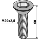 Senkschraube mit Innensechskant 7991/20x60 8.8 