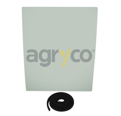 Vitre cabine pour téléscopique MANITOU 562609 adaptable