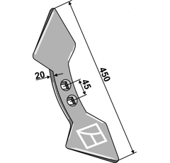 Doppelherzschar 450mm