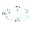 Vitre arrière de cabine pour tracteur CASE IH 134671092 adaptable