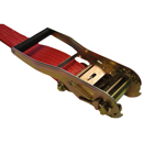 Sangle d'arrimage crochet triangulaire 50mm x 13m Rouge