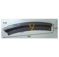 Goulotte pour téléscopique MANITOU 264228 adaptable