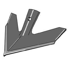 Gänsefuß Schnellwechselschar 200PWV1108 Bourgault, Kverneland Nachbau