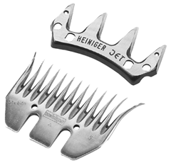 Jeu de peignes pour tondeuse laine fine HEINIGER