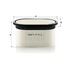 MANN  Luftfilterelement CP29550