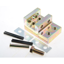 Zwangslenkungsadapter, beidseitig,Farbe Chrom-frei verzinkt    