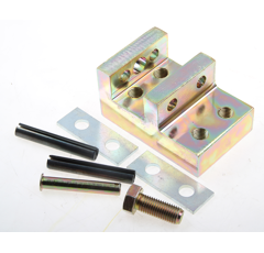 Zwangslenkungsadapter, beidseitig,Farbe Chrom-frei verzinkt    