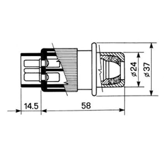 Fiche plastique pour JOHN DEERE AL68707 adaptable