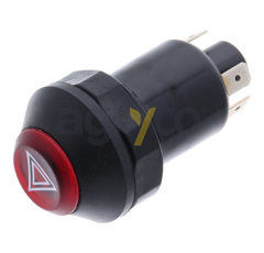 Bouton poussoir feux de détresse pour téléscopique MERLO 44943 adaptable