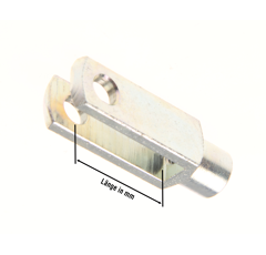 Gabelkopf verzinkt 71752 M 5x20 