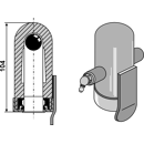 Palier intérieur à glissement 104 mm adaptable - BlackSteel©