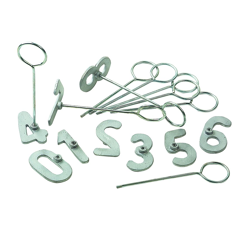 Série de numéros à marquer en aluminium 10 cm - KAMER