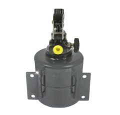 Pompe hydraulique réservoir métallique - 4 litres - Adaptable