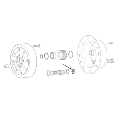 Ausgleichsscheibe  1 mm - Traktor CASE IH 81331C1|L41013 - Nachbau 