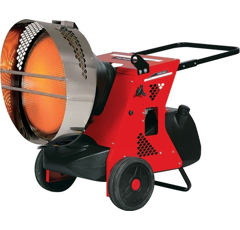 Chauffage d'atelier mobile à fioul par rayonnement infrarouge - TR 45 | THERMOBILE