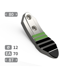 Soc de cultivateur carbure, plaquettes arrière et rechargement AMAZONE 78708734 adaptable