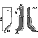 Fräsmesser Links 220 x 40 Fort Nachbau