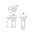 Pflugschraube M12x65 DIN 608 12.9  ORIGINAL Pöttinger Original