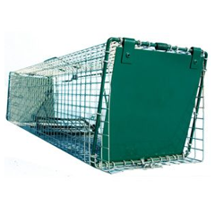 Boîte à fauve type USA à 2 entrées 127 x 26 x 26 cm - BOXTRAP