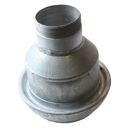 V-Kupplung PerrotV-Kupplung 133 mm mit Außengewinde 2 1/2