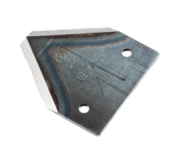 Messerklinge, unten gezahnt 83x76x2.7 mm LochØ: 6,5 mm Claas Nachbau 6762341N