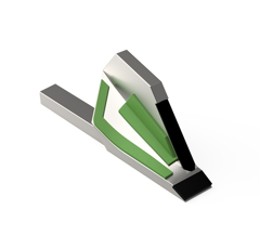 Aileron coutre Droit avec carbure et rechargement GRÉGOIRE BESSON 172324 adaptable