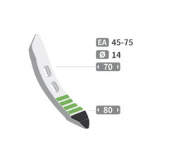 Soc de cultivateur avec plaquettes carbure, plaquettes arrière et rechargement 80 mm TOUTES MARQUES adaptable