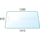 Pare-brise teinté pour machine agricole CASE IH 123387A1 adaptable