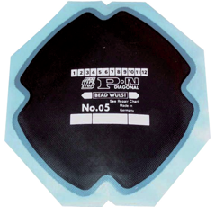 Emplatre pneu agricole ∅ 160 mm adaptable