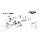 Pièces détachées pour pompe BERTOLINI - PA 730 - PA 730.1 adaptable