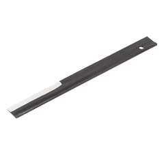 Rogne-pied acier laqué noir 30 cm aiguisé