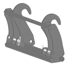 Interface d'accroche pour chargeur télescopique CASE IH adaptable