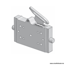 Adapterplatte 335 S30,Lochbild 160 x 100  Schwarz      