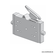 Adapterplatte 330 S32,Lochbild 160 x 100  Schwarz Rockinger  