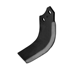 Lame gauche190x80mm pour Fraise/Rotavator ORTOLAN adaptable - Blacksteel©