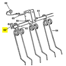 Bride dent pour herse rotative SULKY 906005 origine