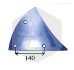 Etrave gauche pour charrue LEMKEN 3451005 adaptable