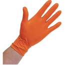 Boîte de 50 gants oranges phytosanitaires jetables en nitrile | GRIP