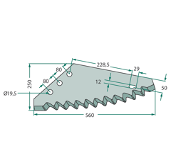 Messer für BVL 91065 Nachbau  
